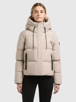Jacke ENITS2 MATT ALMOND BEIGE