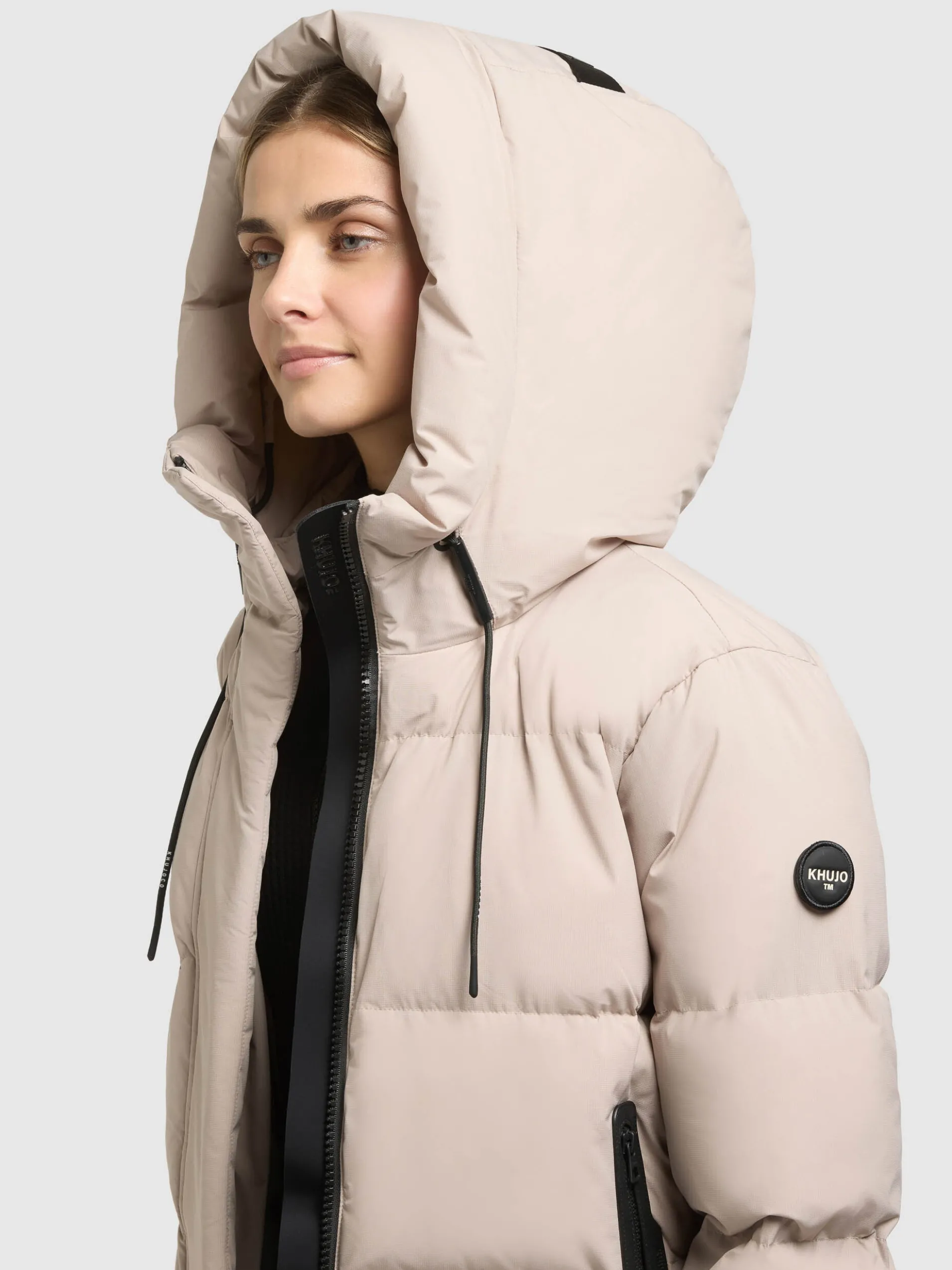 Jacke ENITS2 MATT ALMOND BEIGE