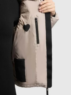Jacke ENITS2 MATT ALMOND BEIGE