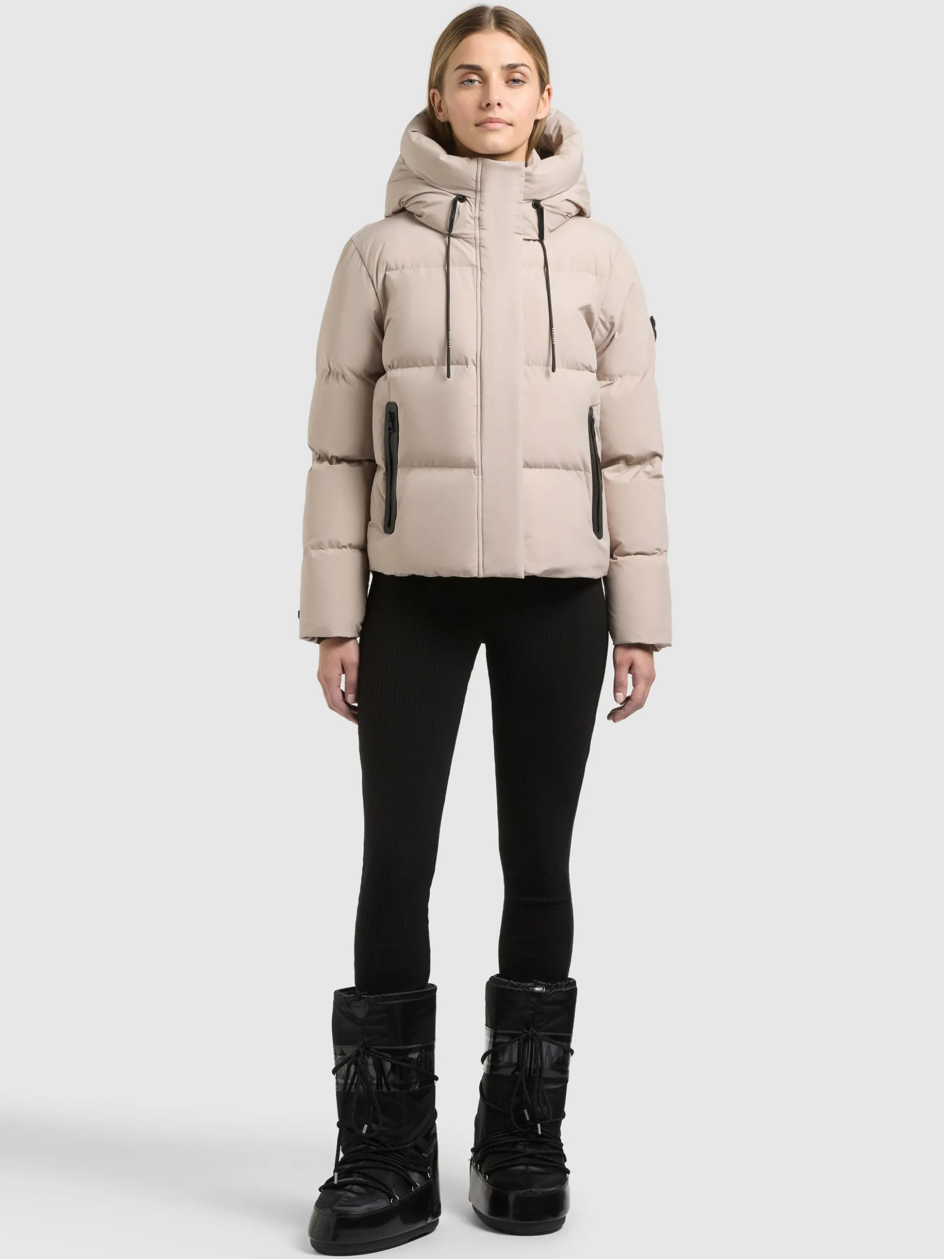 Jacke ENITS2 MATT ALMOND BEIGE