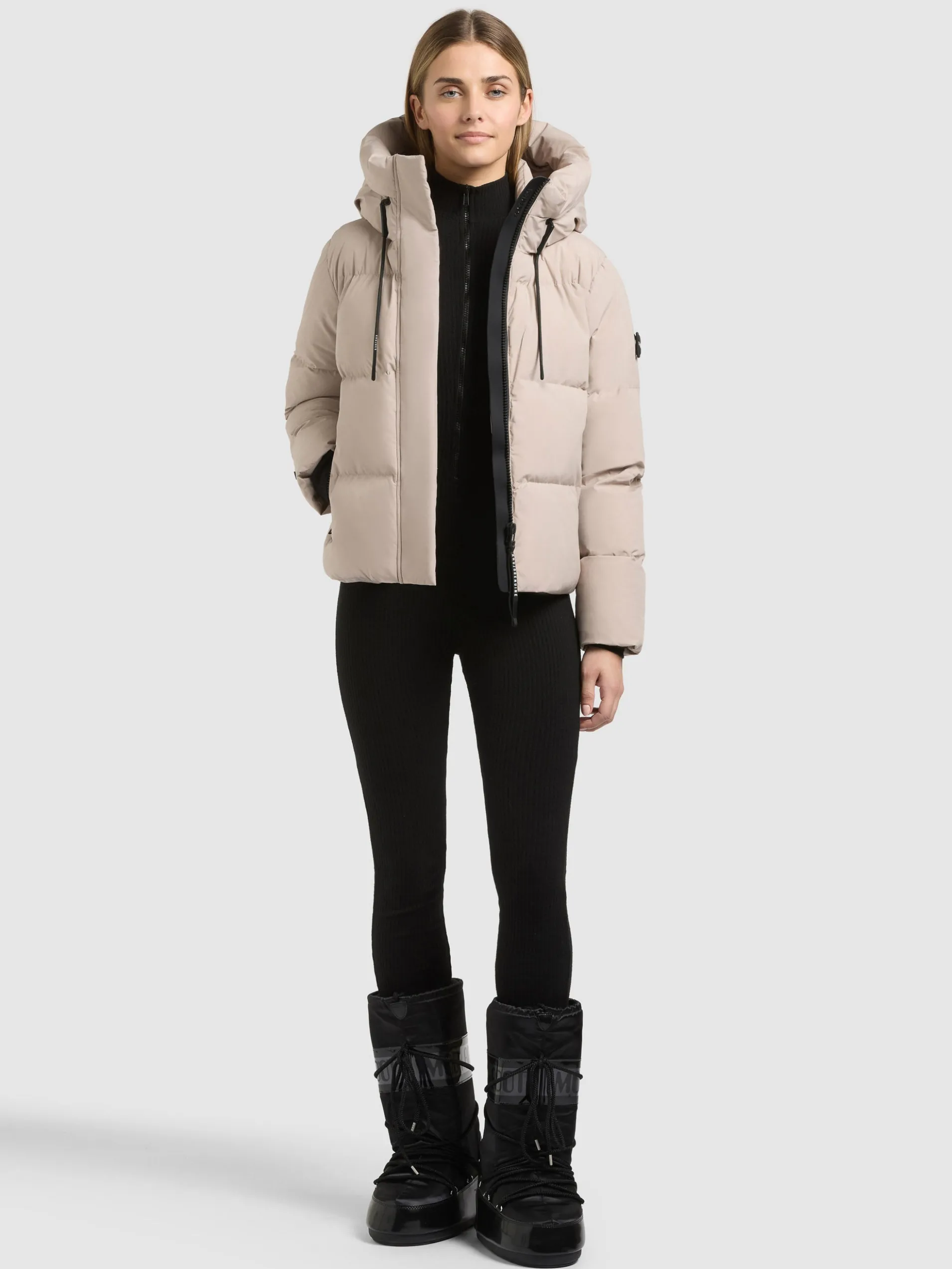 Jacke ENITS2 MATT ALMOND BEIGE