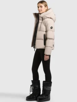 Jacke ENITS2 MATT ALMOND BEIGE