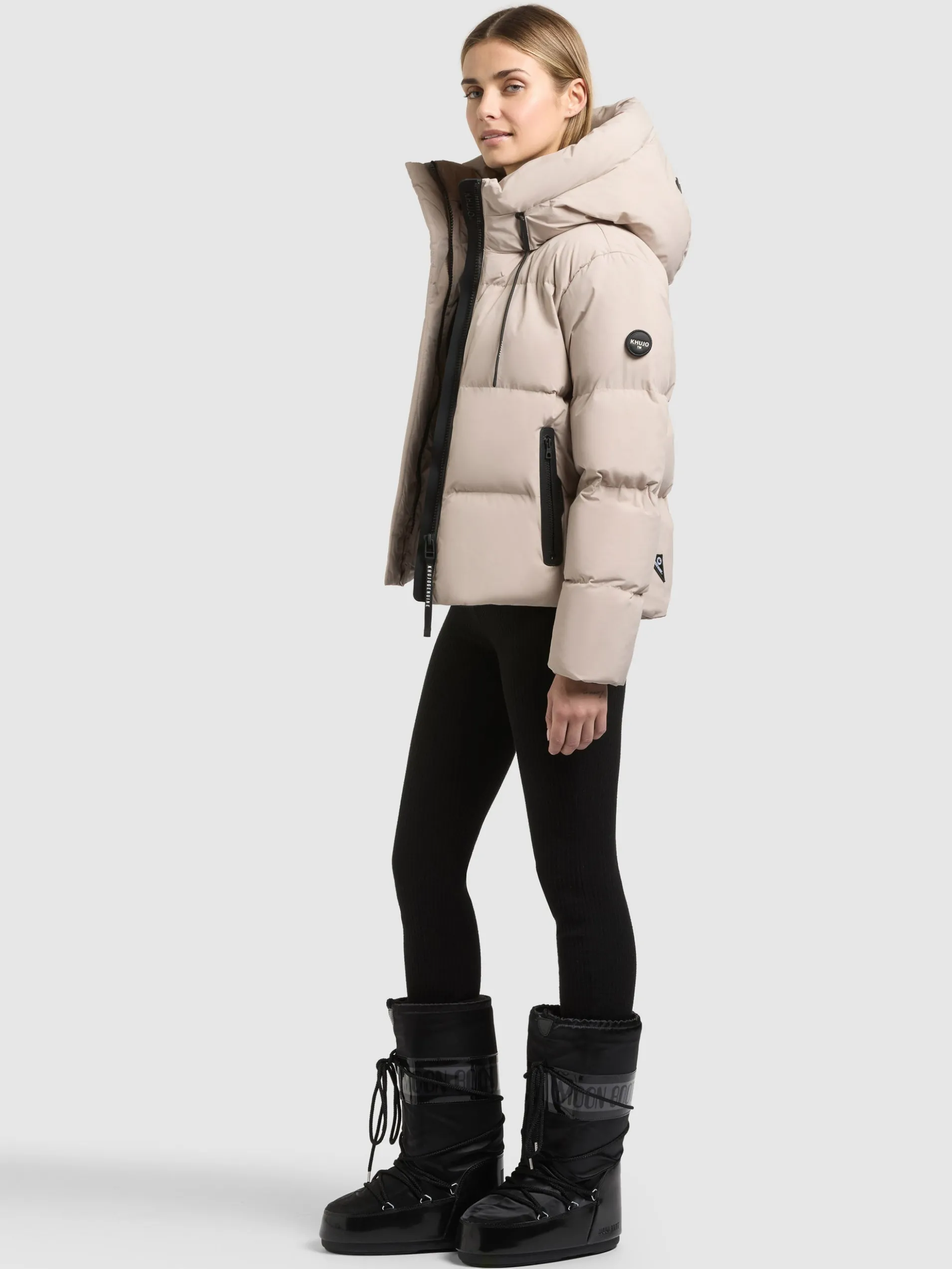 Jacke ENITS2 MATT ALMOND BEIGE