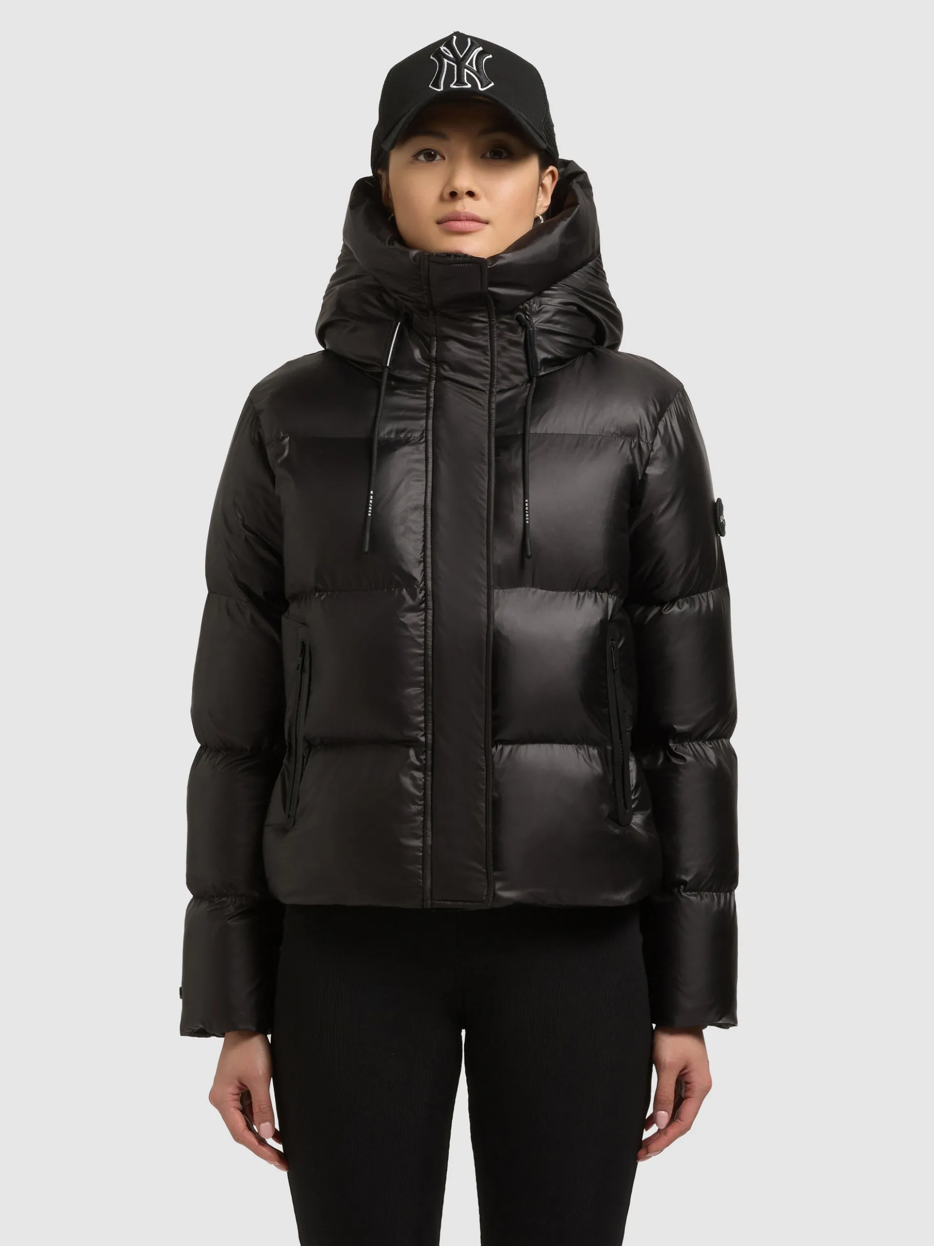 Jacke ENITS SHINY BLACK