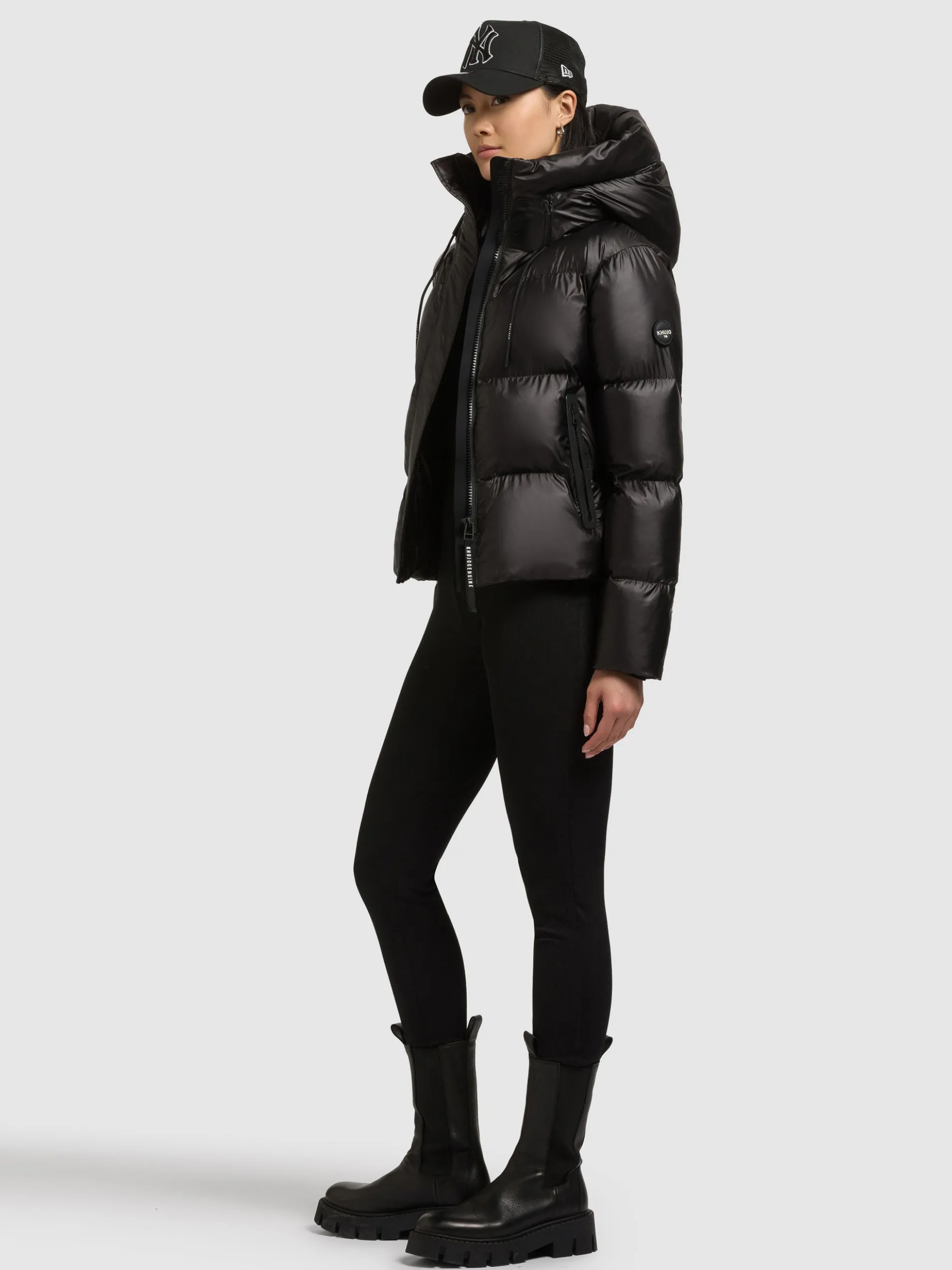 Jacke ENITS SHINY BLACK