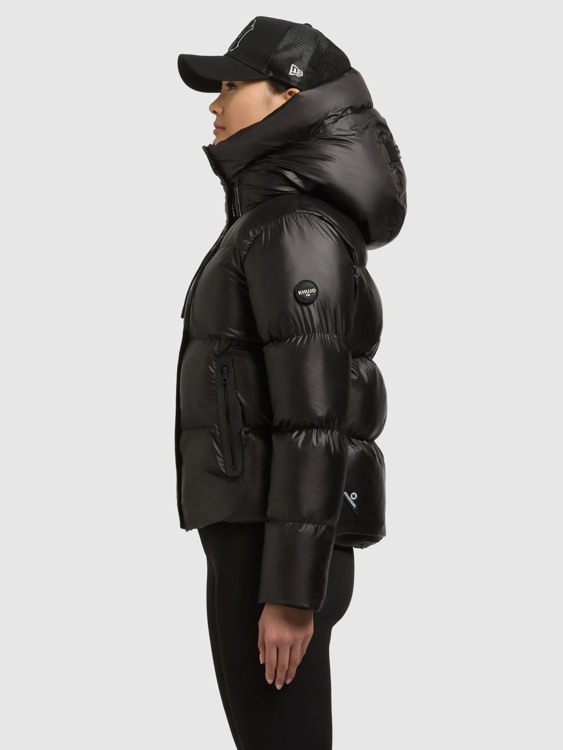 Jacke ENITS SHINY BLACK