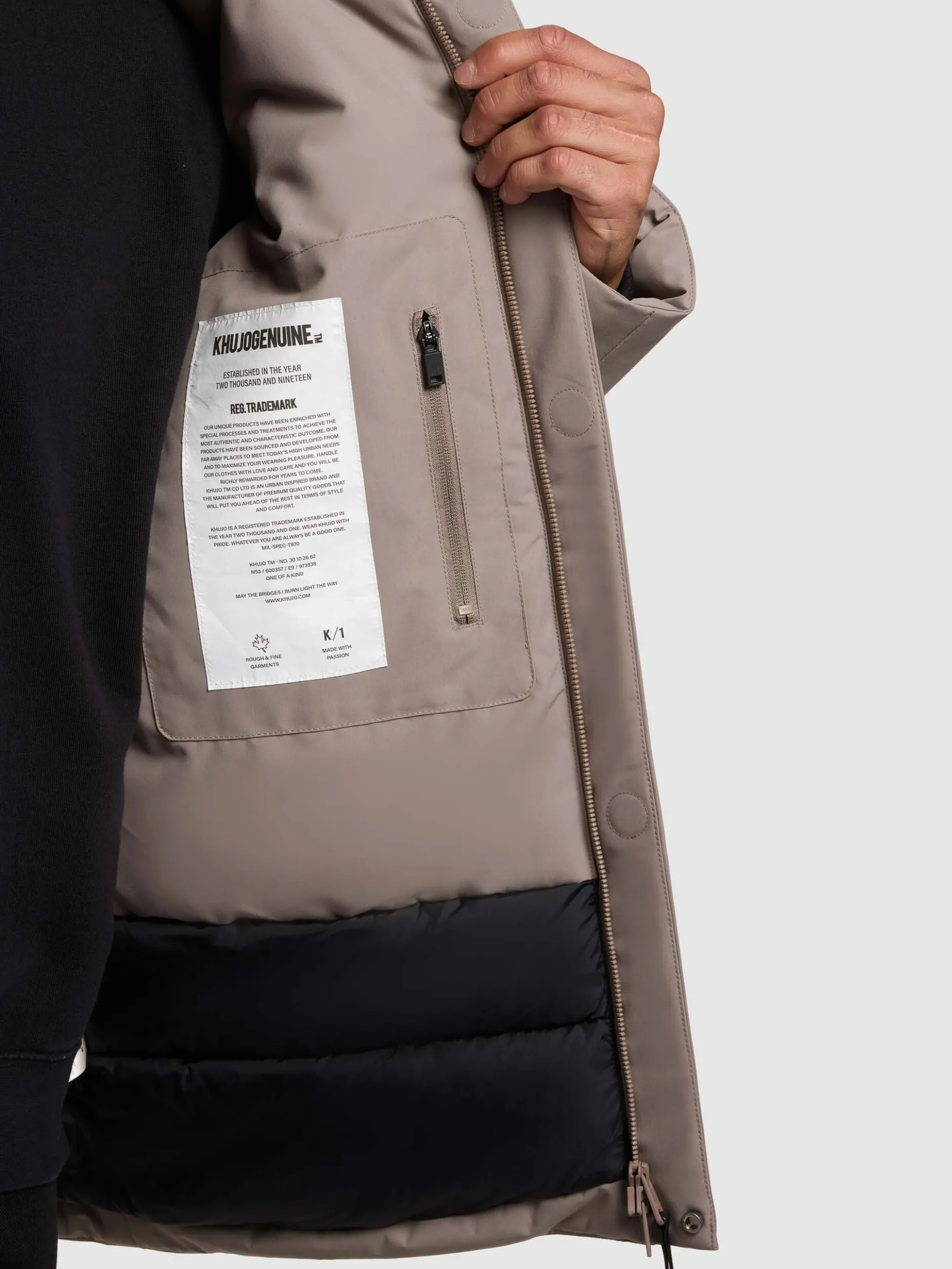 Jacke ETIAN GREIGE
