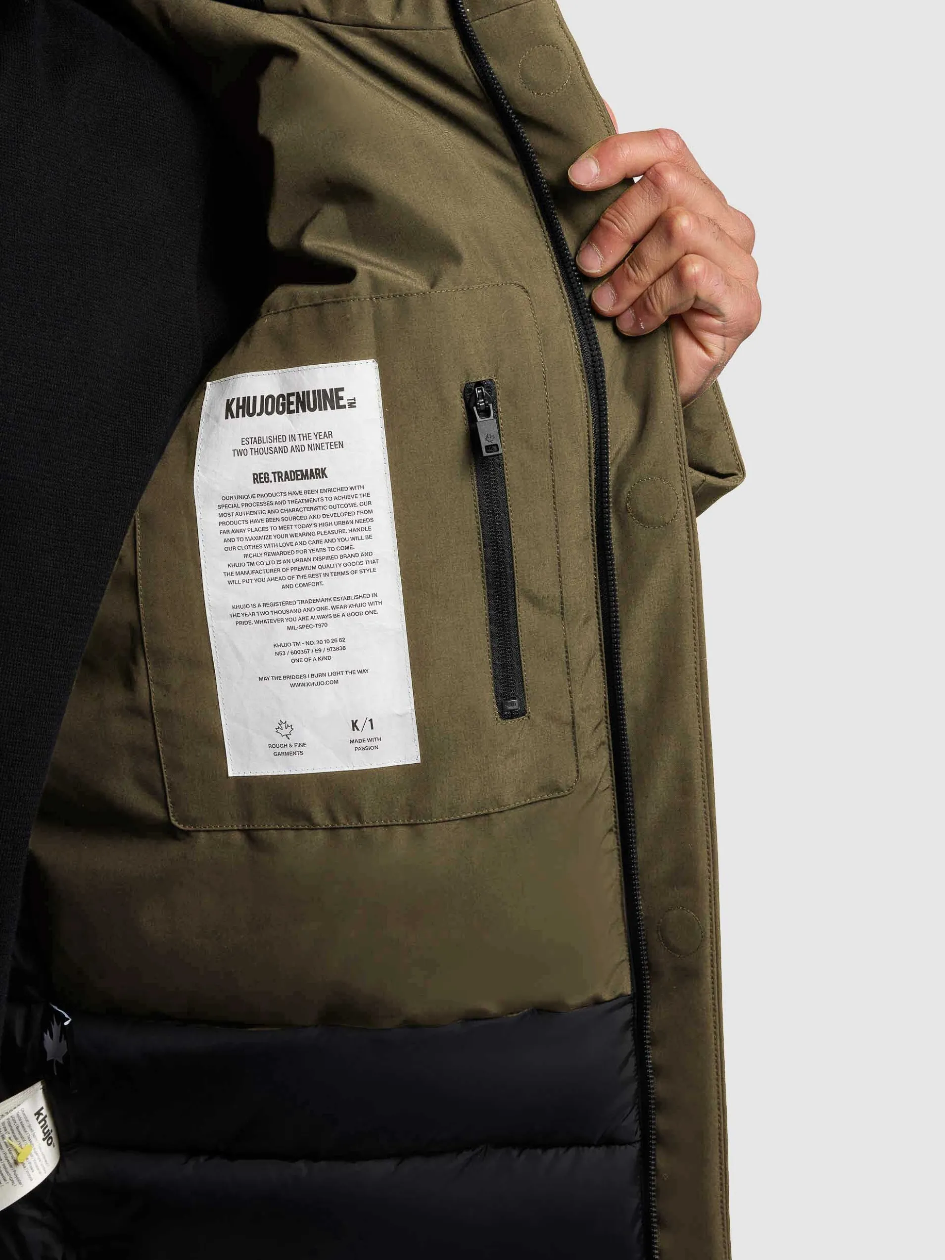 Jacke ETIAN SCRUB GREEN