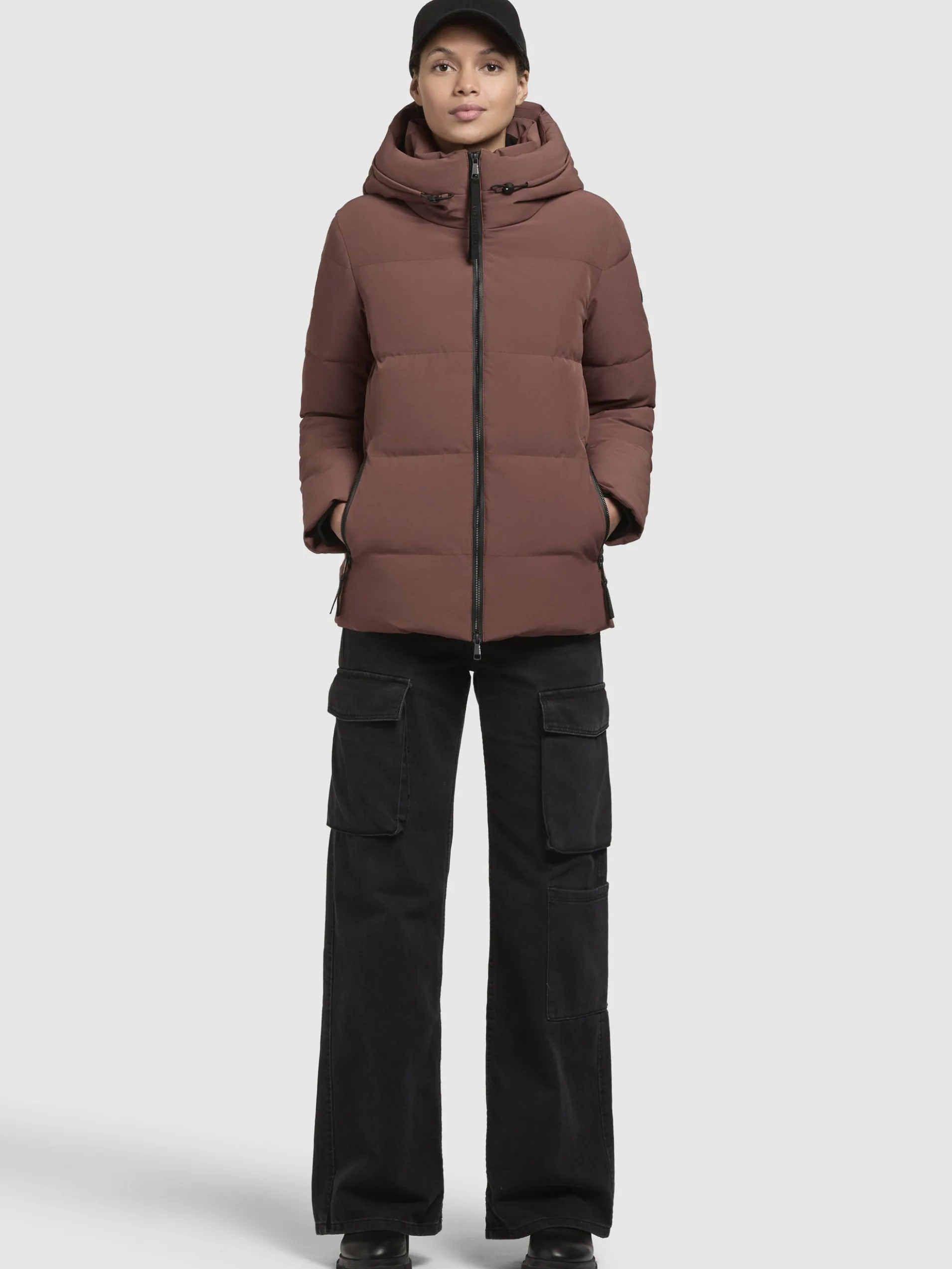 Jacke FANC2 Rotbraun