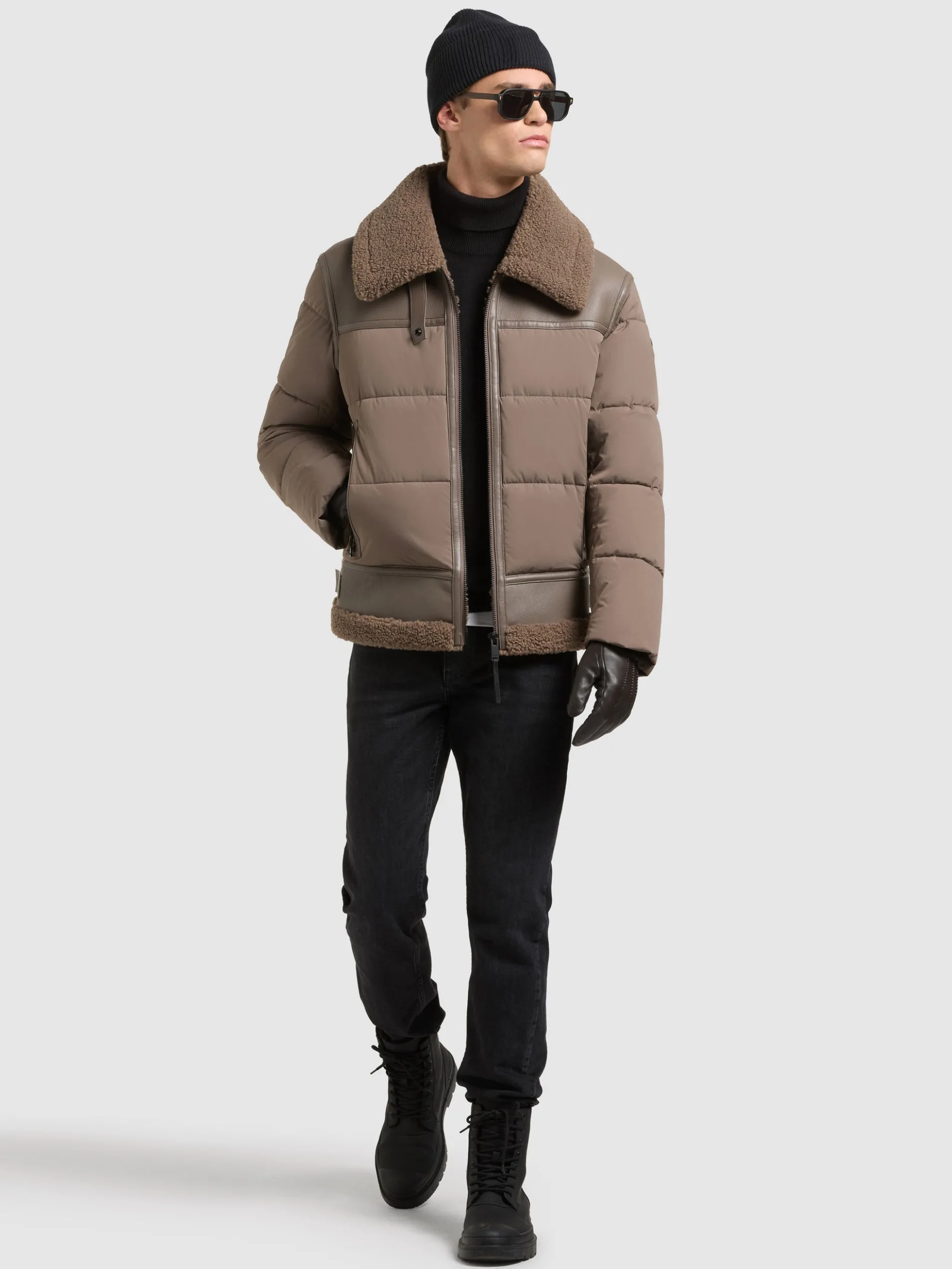 Jacke FLINT TAUPE BROWN