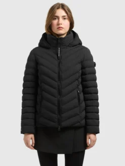 Jacke GITTY - 2IN1 WITH BAG BLACK
