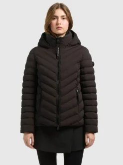 Jacke GITTY - 2IN1 WITH BAG CHOCOLATE CHIP