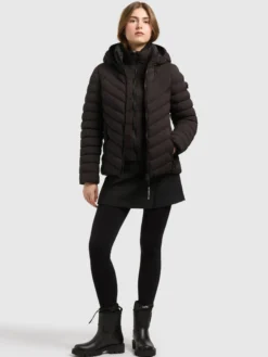 Jacke GITTY - 2IN1 WITH BAG CHOCOLATE CHIP