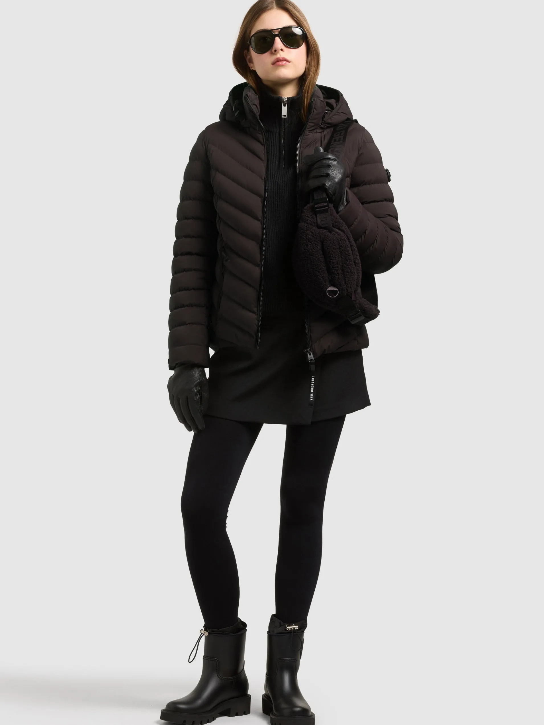 Jacke GITTY - 2IN1 WITH BAG CHOCOLATE CHIP