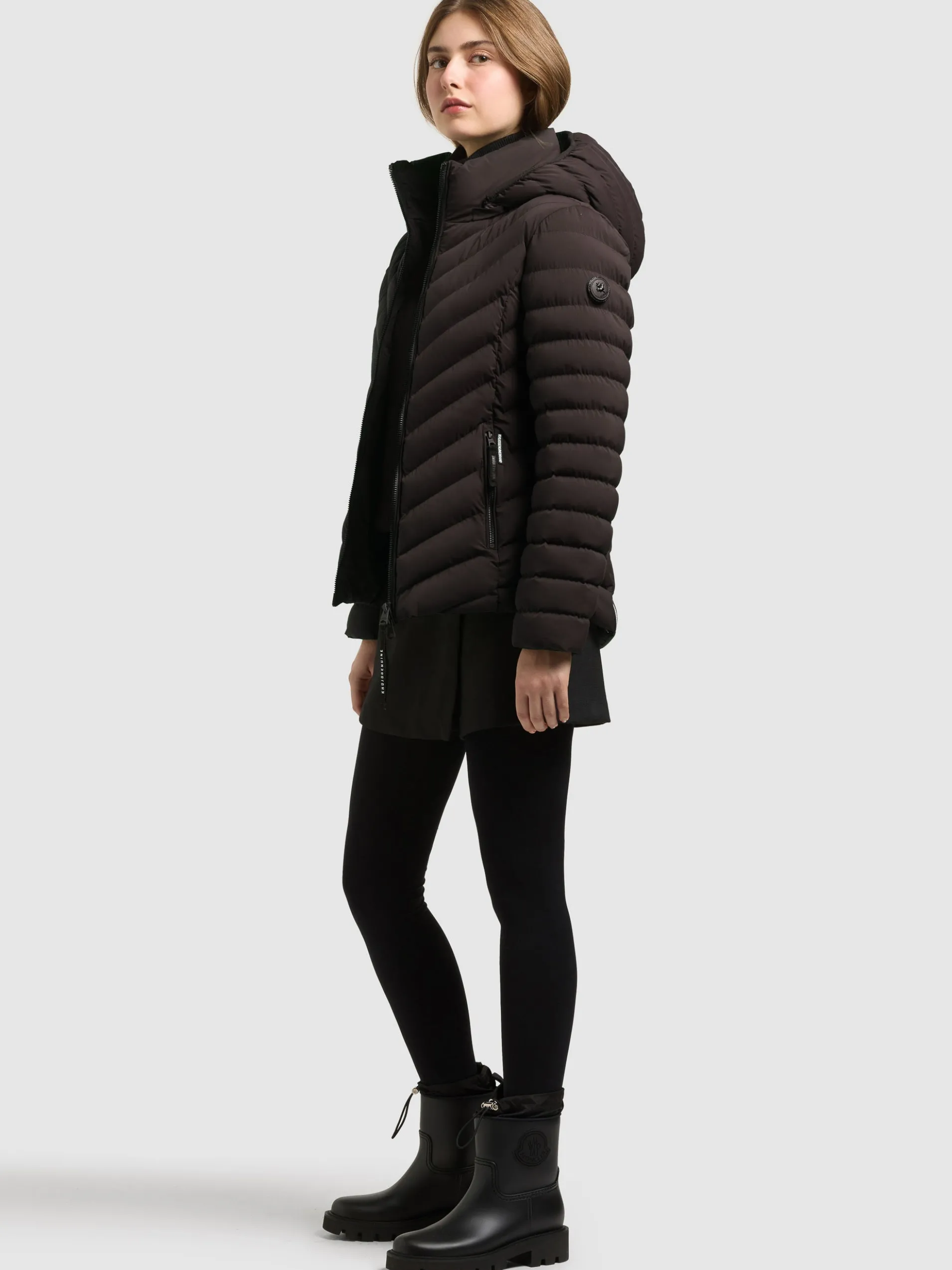 Jacke GITTY - 2IN1 WITH BAG CHOCOLATE CHIP