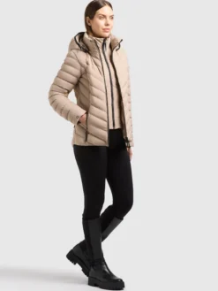Jacke GITTY - 2IN1 WITH BAG HUMUS BEIGE