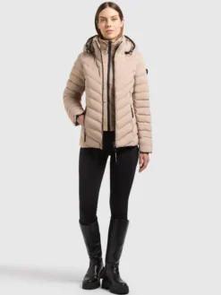Jacke GITTY - 2IN1 WITH BAG HUMUS BEIGE