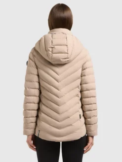 Jacke GITTY - 2IN1 WITH BAG HUMUS BEIGE