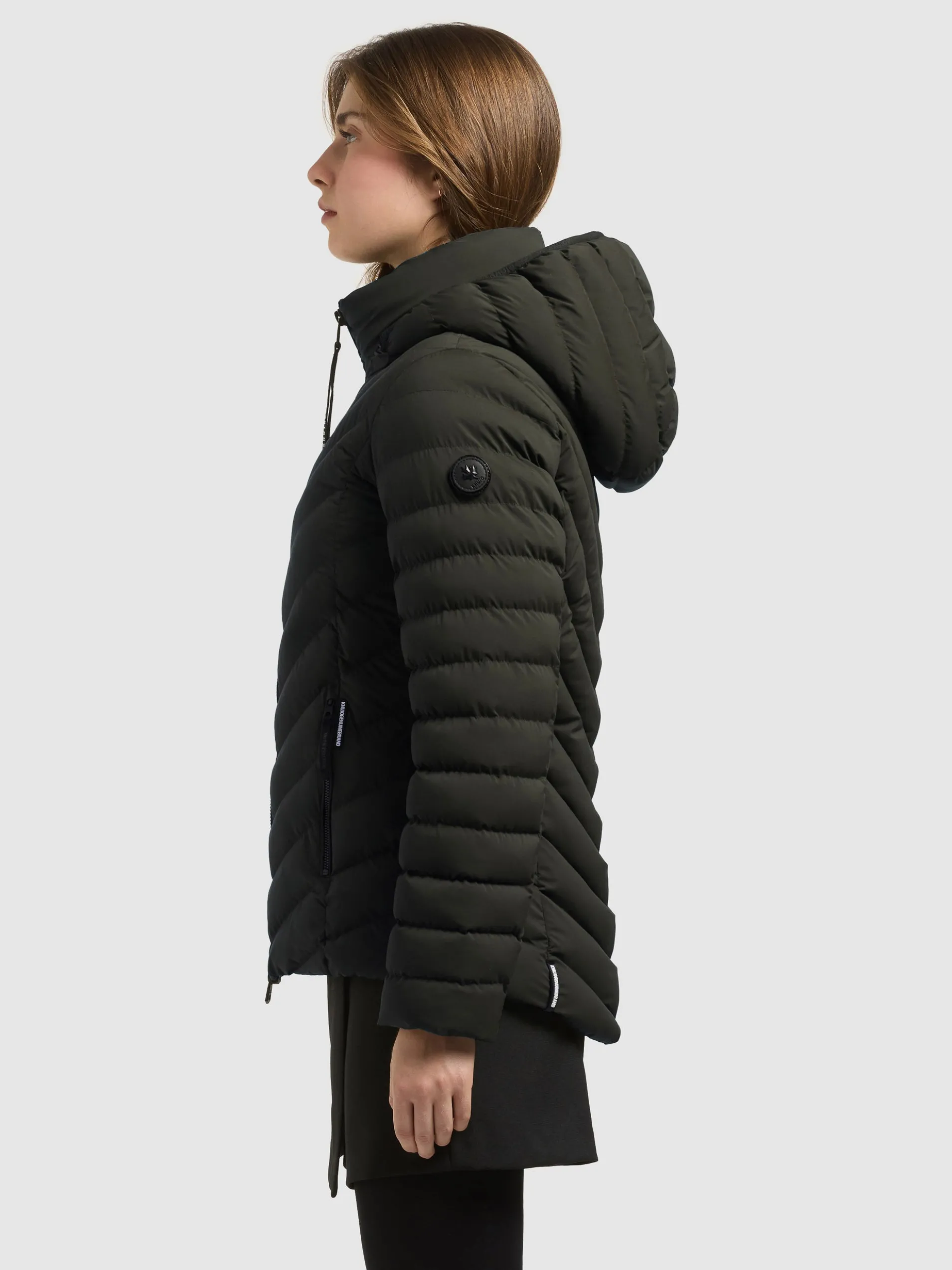 Jacke GITTY - 2IN1 WITH BAG PARK GREEN