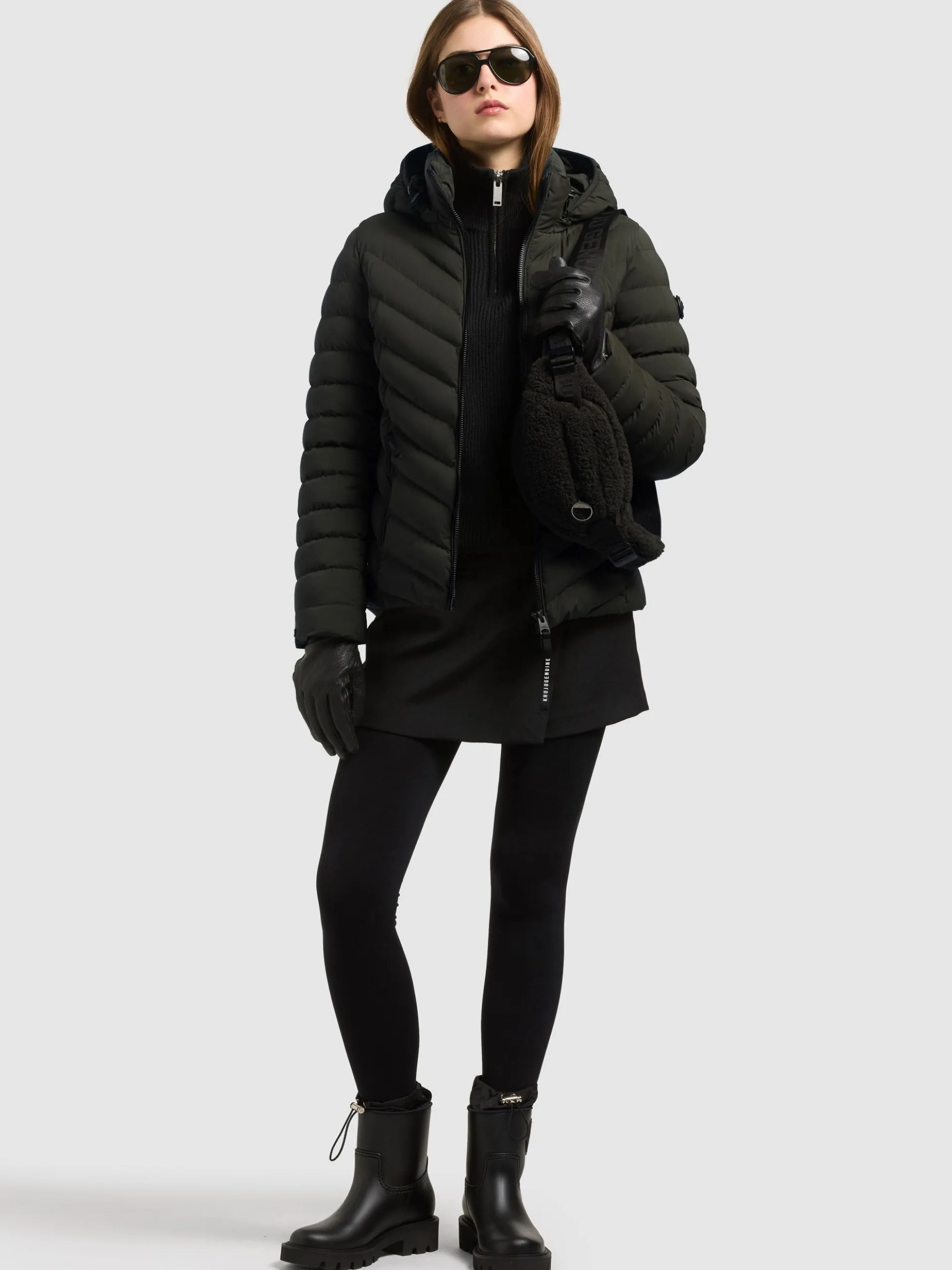 Jacke GITTY - 2IN1 WITH BAG PARK GREEN