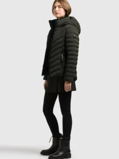 Jacke GITTY - 2IN1 WITH BAG PARK GREEN