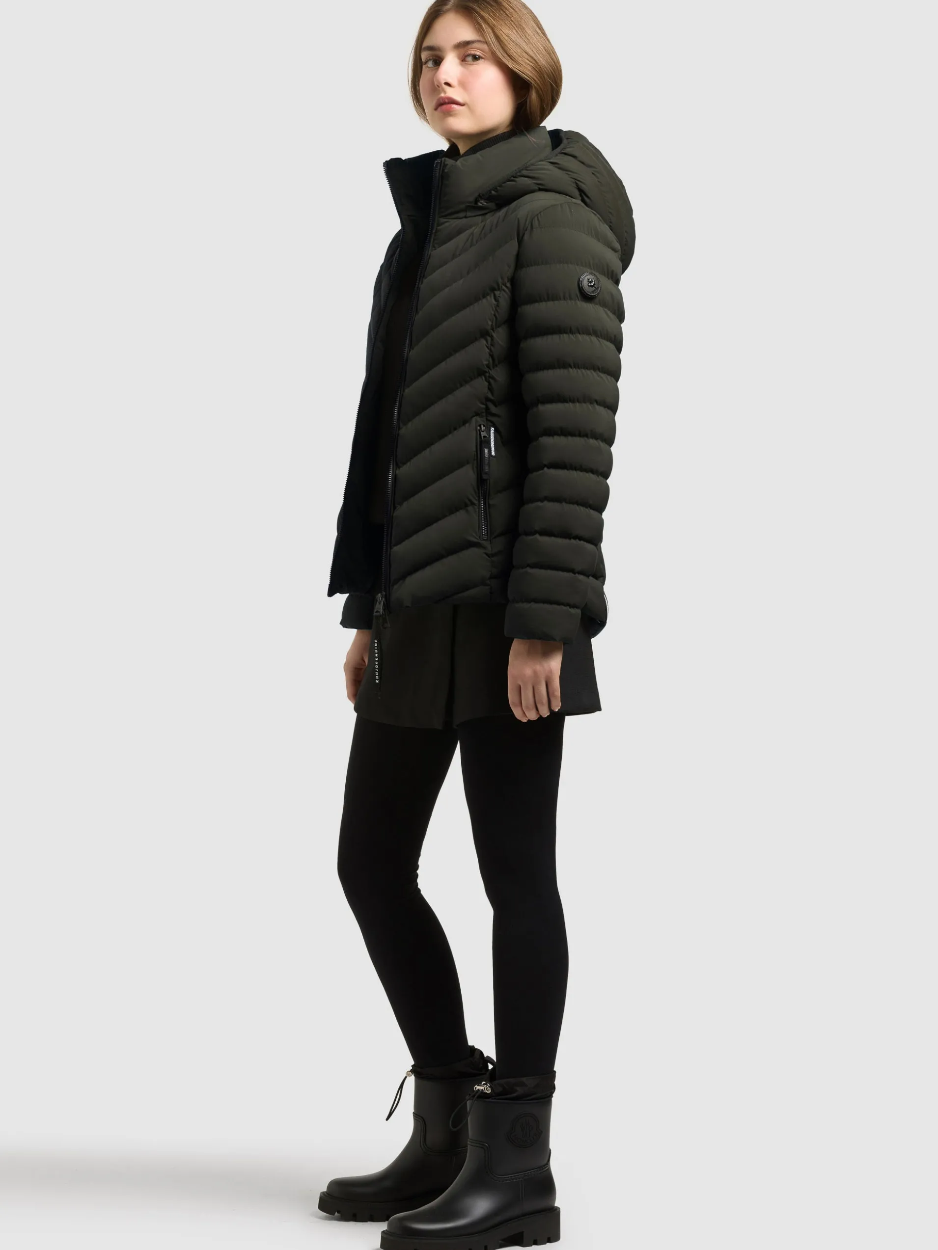Jacke GITTY - 2IN1 WITH BAG PARK GREEN