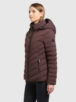 Jacke GITTY - 2IN1 WITH BAG WINESTONE RED