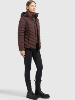 Jacke GITTY - 2IN1 WITH BAG WINESTONE RED