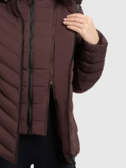 Jacke GITTY - 2IN1 WITH BAG WINESTONE RED