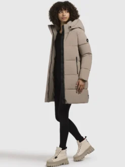 Jacke HAYA MATT Graubeige