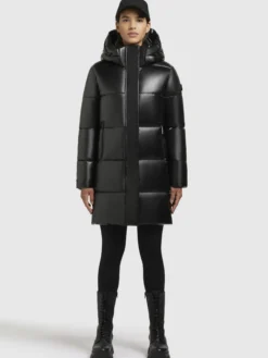 Jacke HAYA SHINY Schwarz