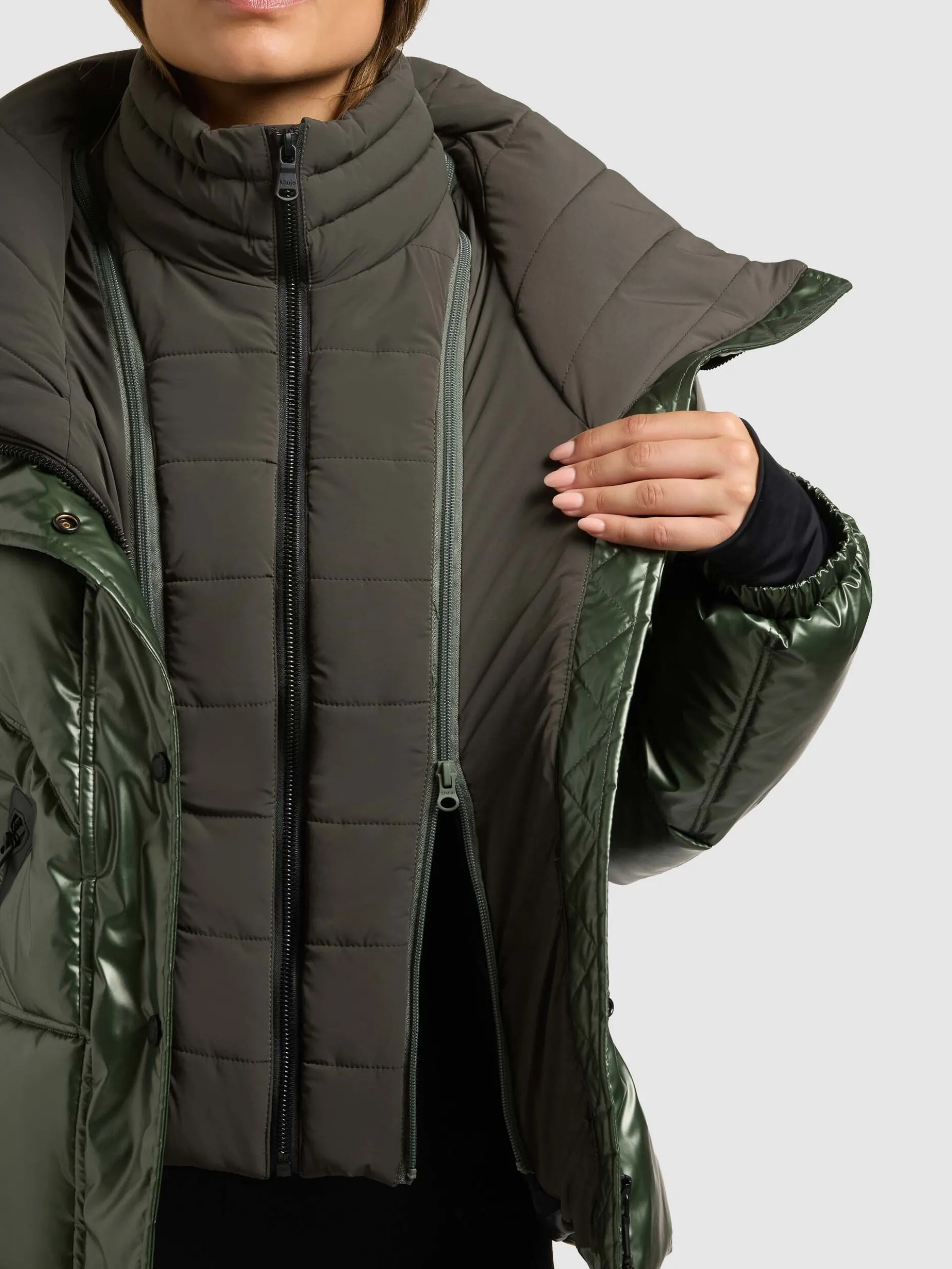 Jacke HAZLEY - 2IN1 (Einsatz herausnehmbar) TREE GREEN
