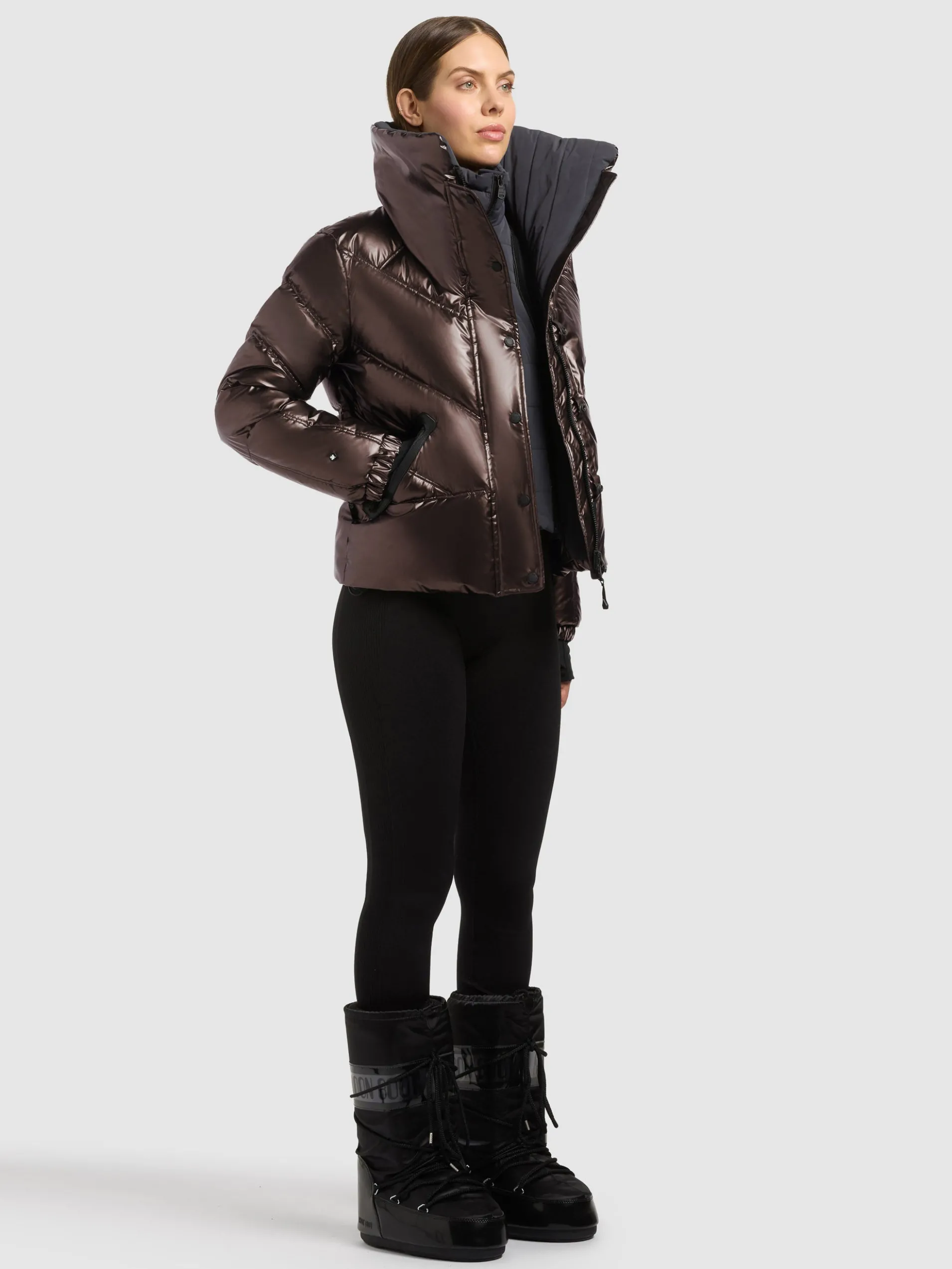 Jacke HAZLEY - 2IN1 (Einsatz herausnehmbar) MOODY PLUM