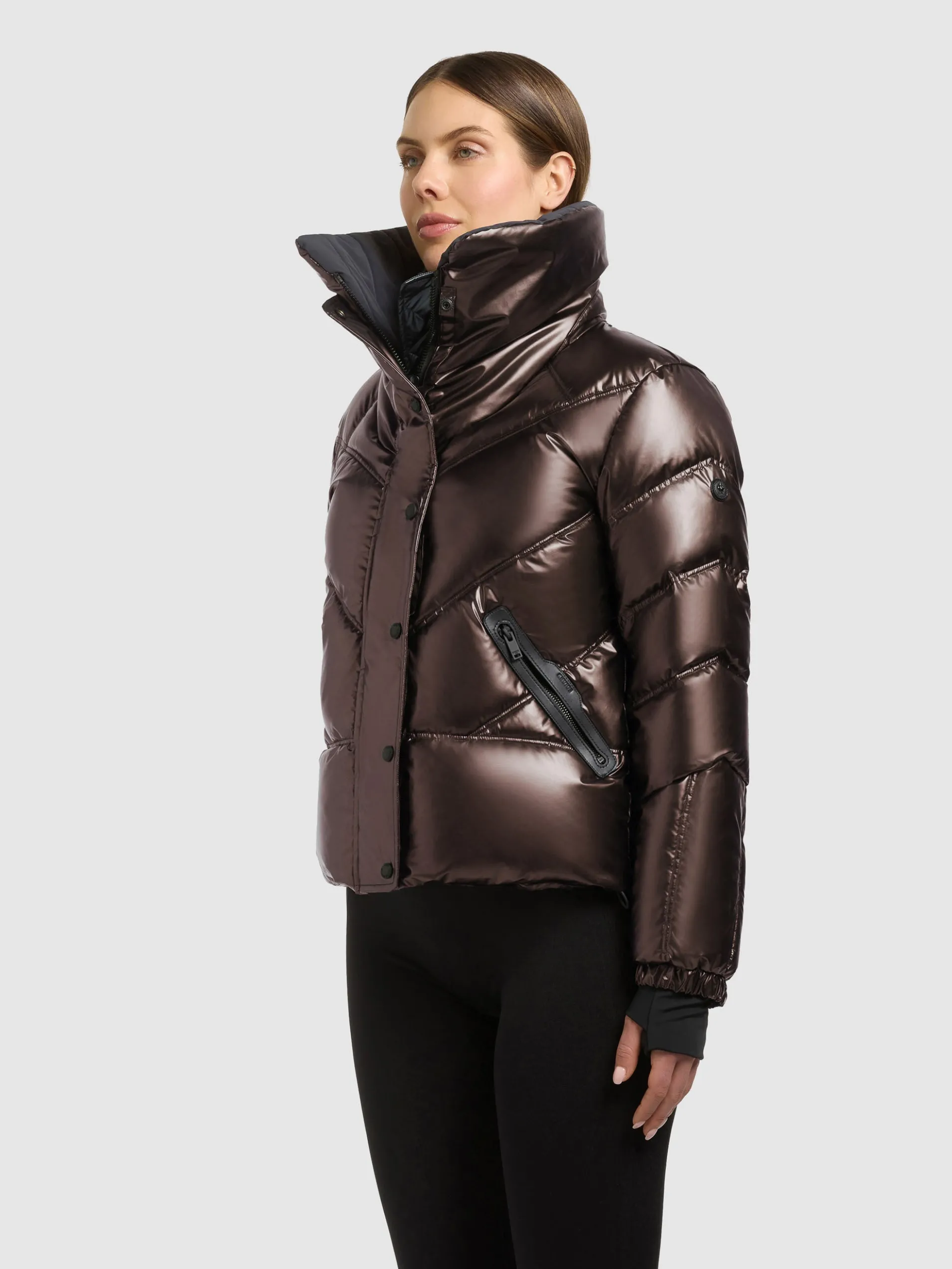 Jacke HAZLEY - 2IN1 (Einsatz herausnehmbar) MOODY PLUM