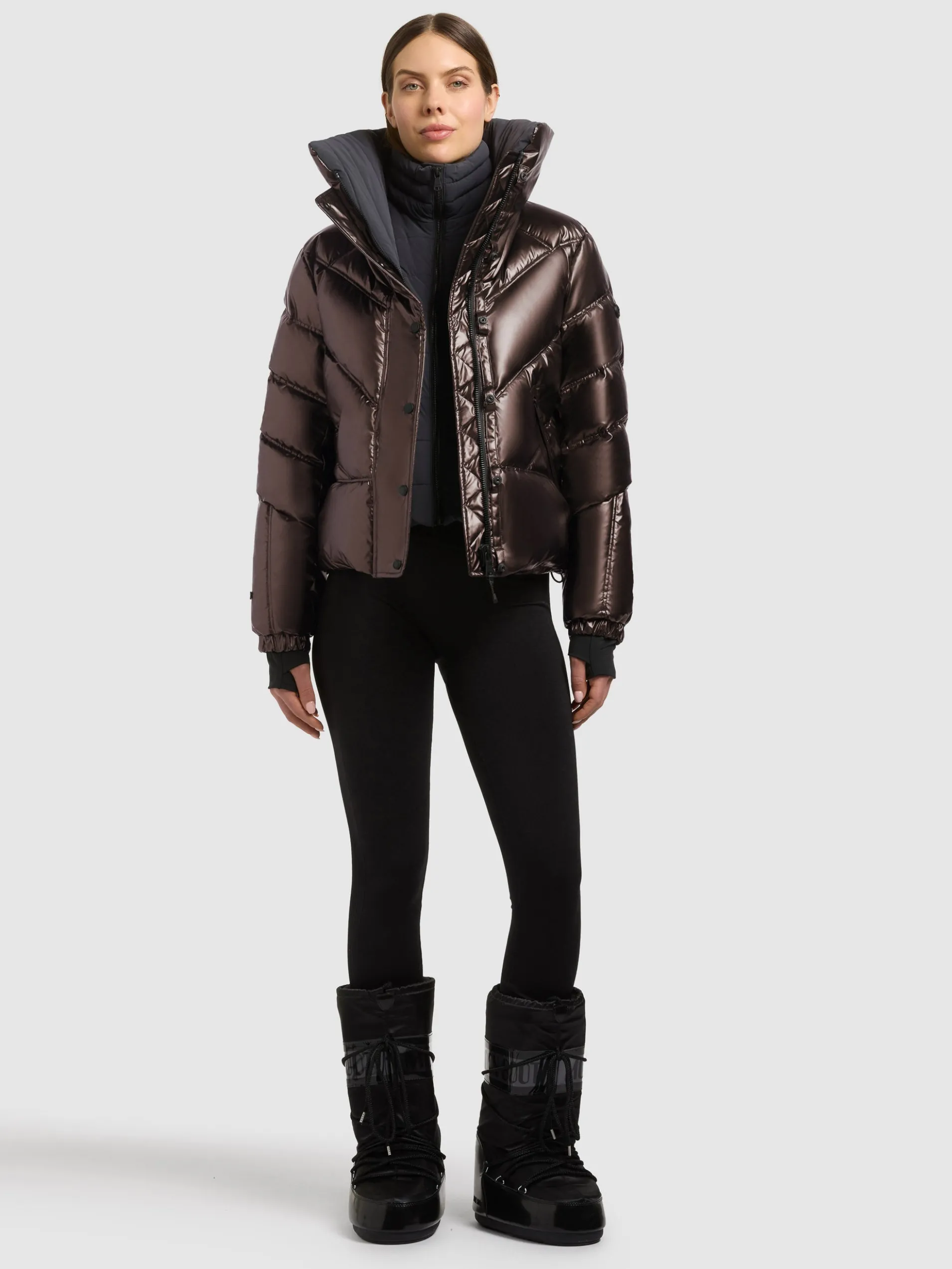 Jacke HAZLEY - 2IN1 (Einsatz herausnehmbar) MOODY PLUM