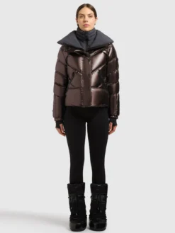Jacke HAZLEY - 2IN1 (Einsatz herausnehmbar) MOODY PLUM