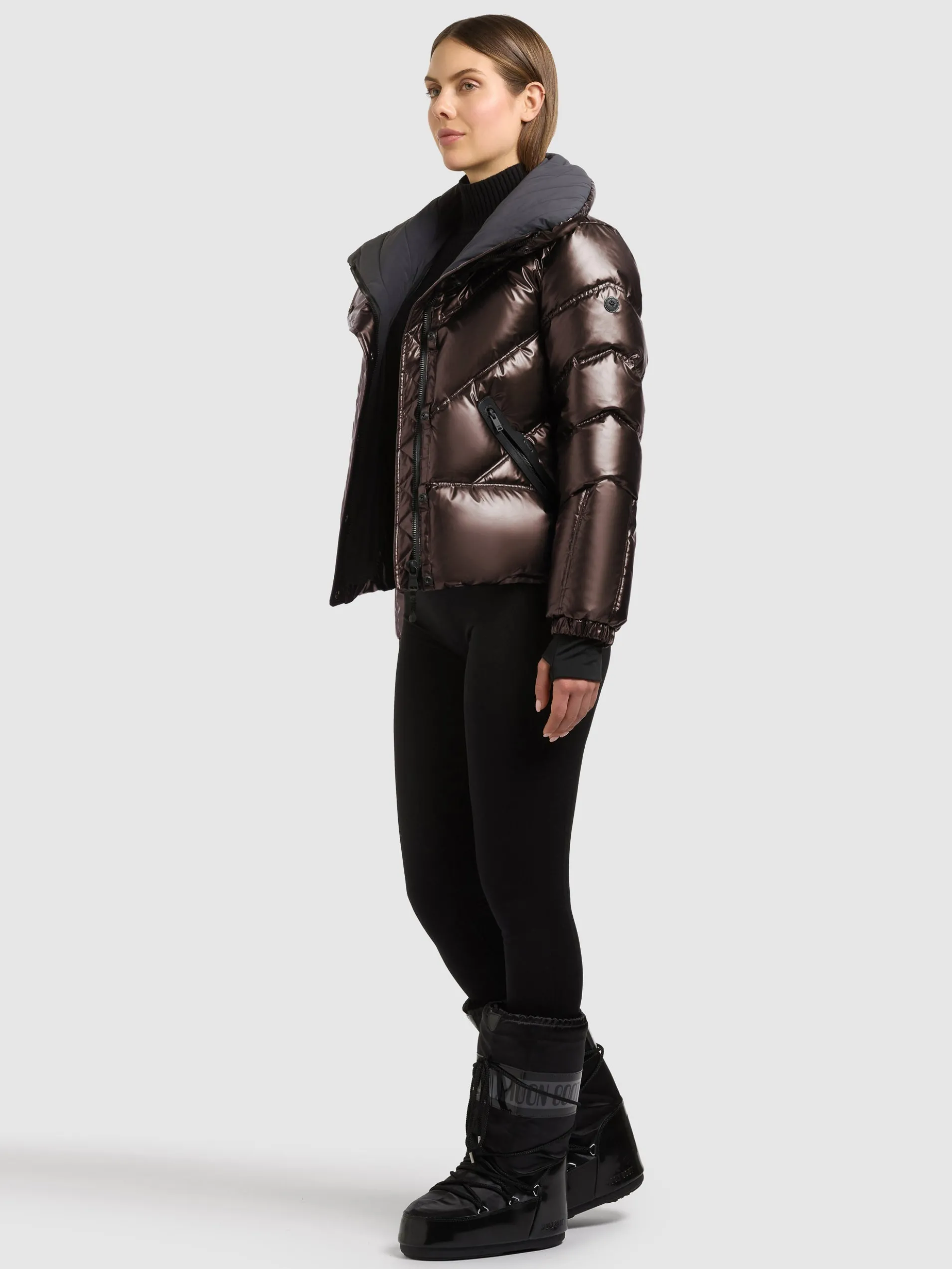 Jacke HAZLEY - 2IN1 (Einsatz herausnehmbar) MOODY PLUM