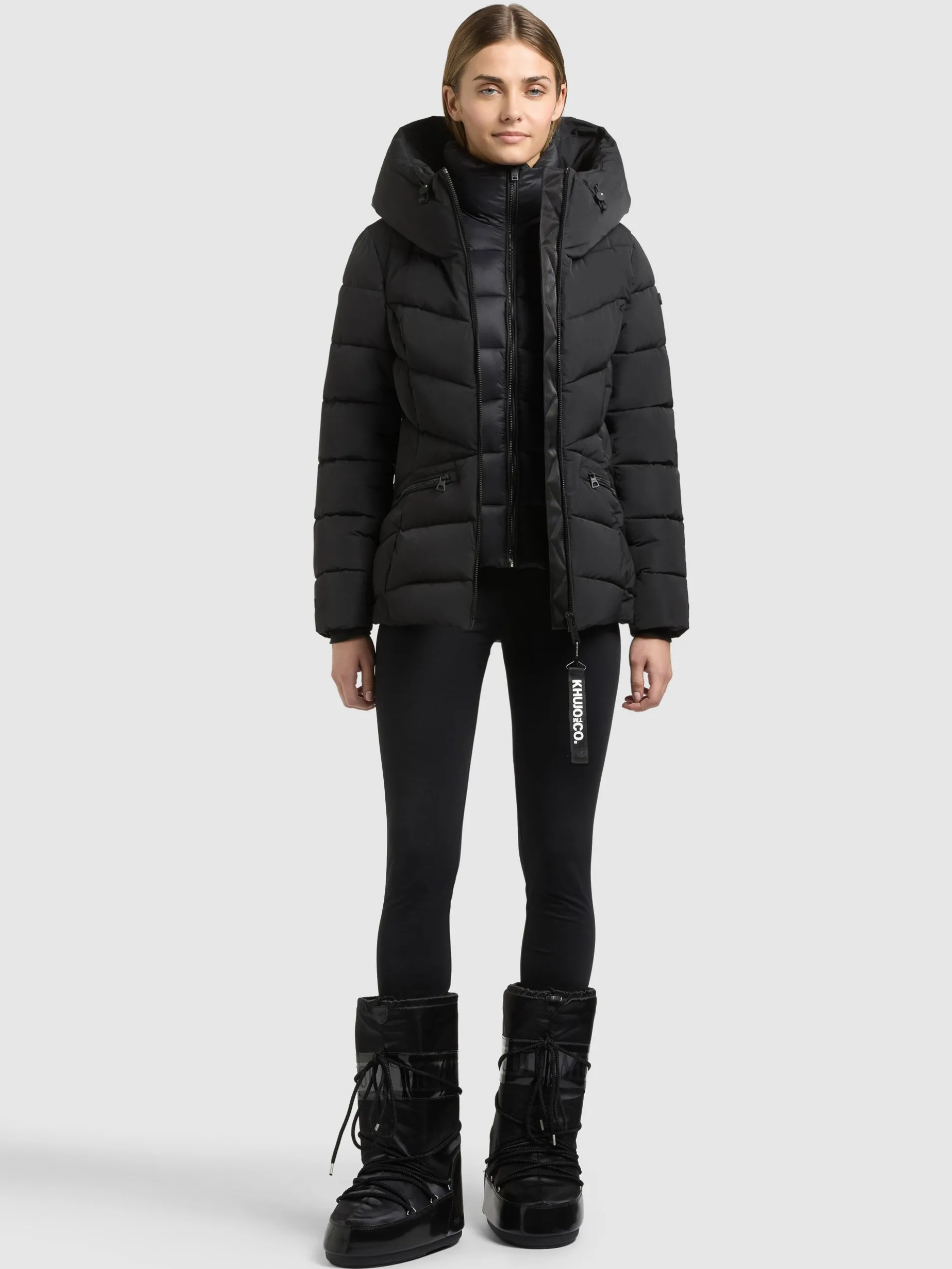 Jacke HERSCH2 - 2IN1 (Einsatz herausnehmbar) BLACK