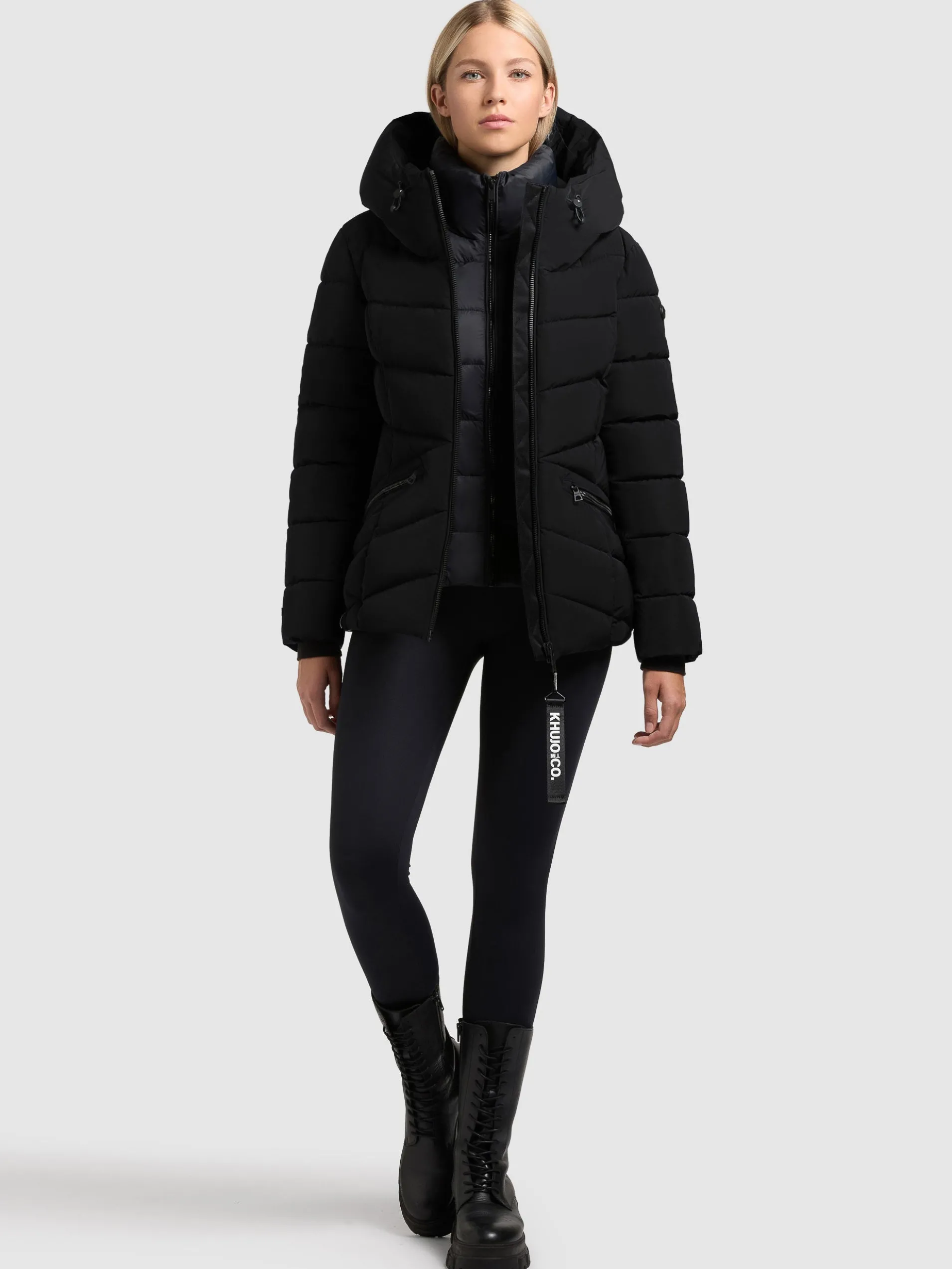 Jacke HERSCH 2IN1 (Einsatz herausnehmbar) BLACK