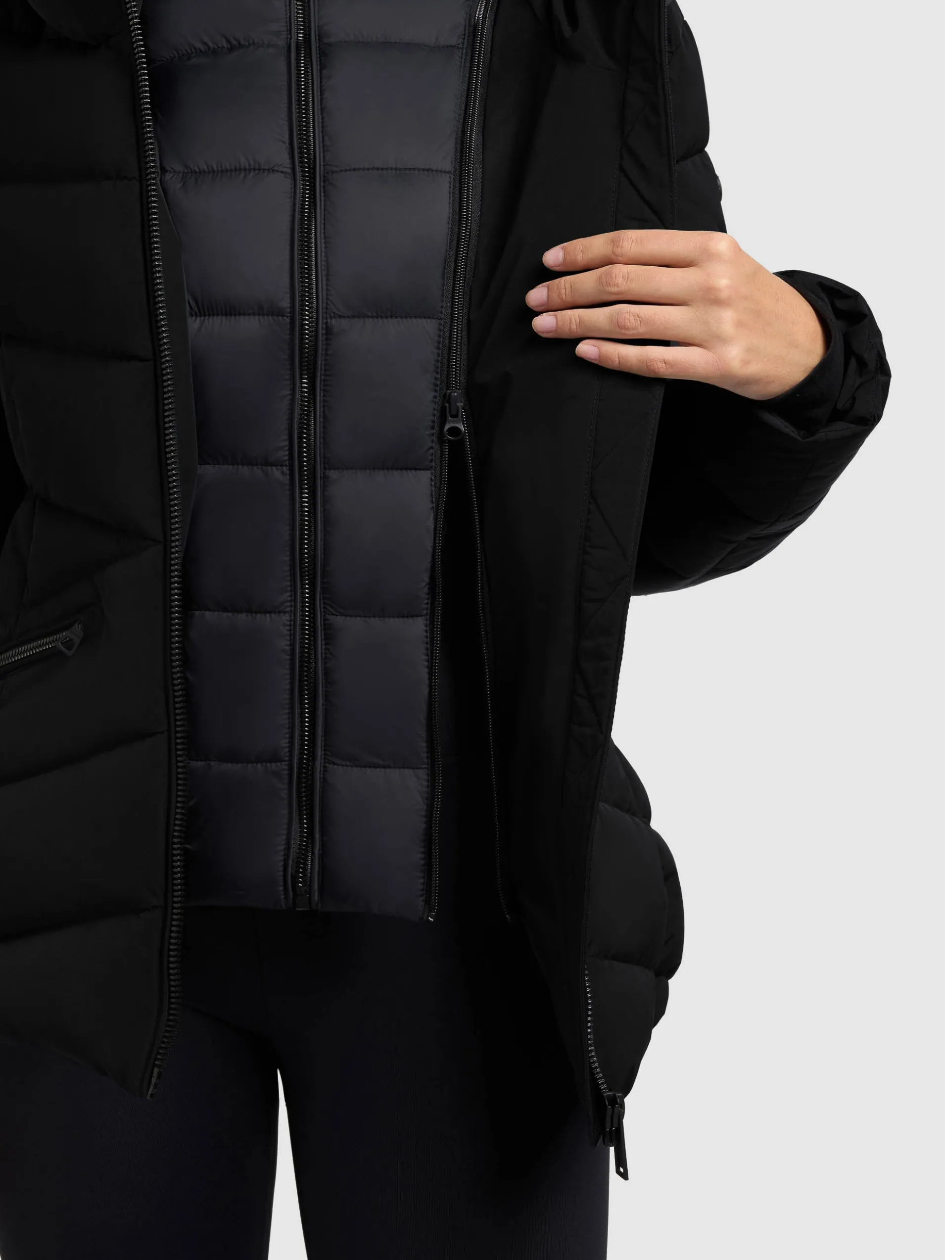 Jacke HERSCH 2IN1 (Einsatz herausnehmbar) BLACK
