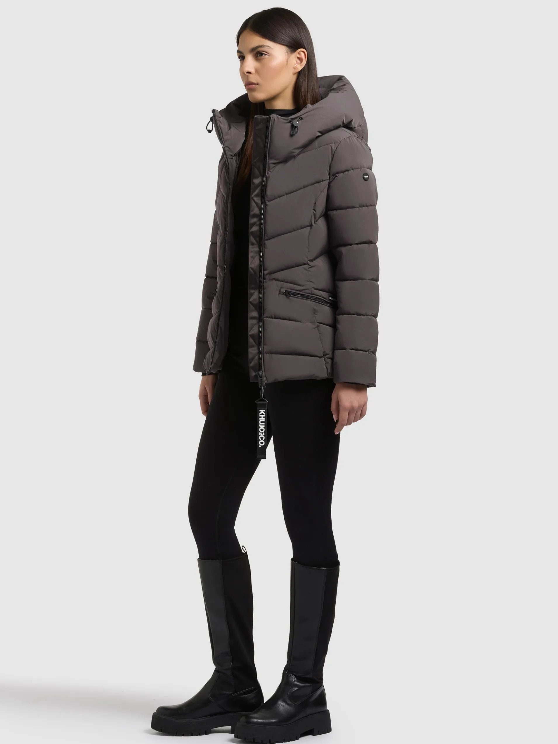 Jacke HERSCH2 - 2IN1 (Einsatz herausnehmbar) MOODY PLUM