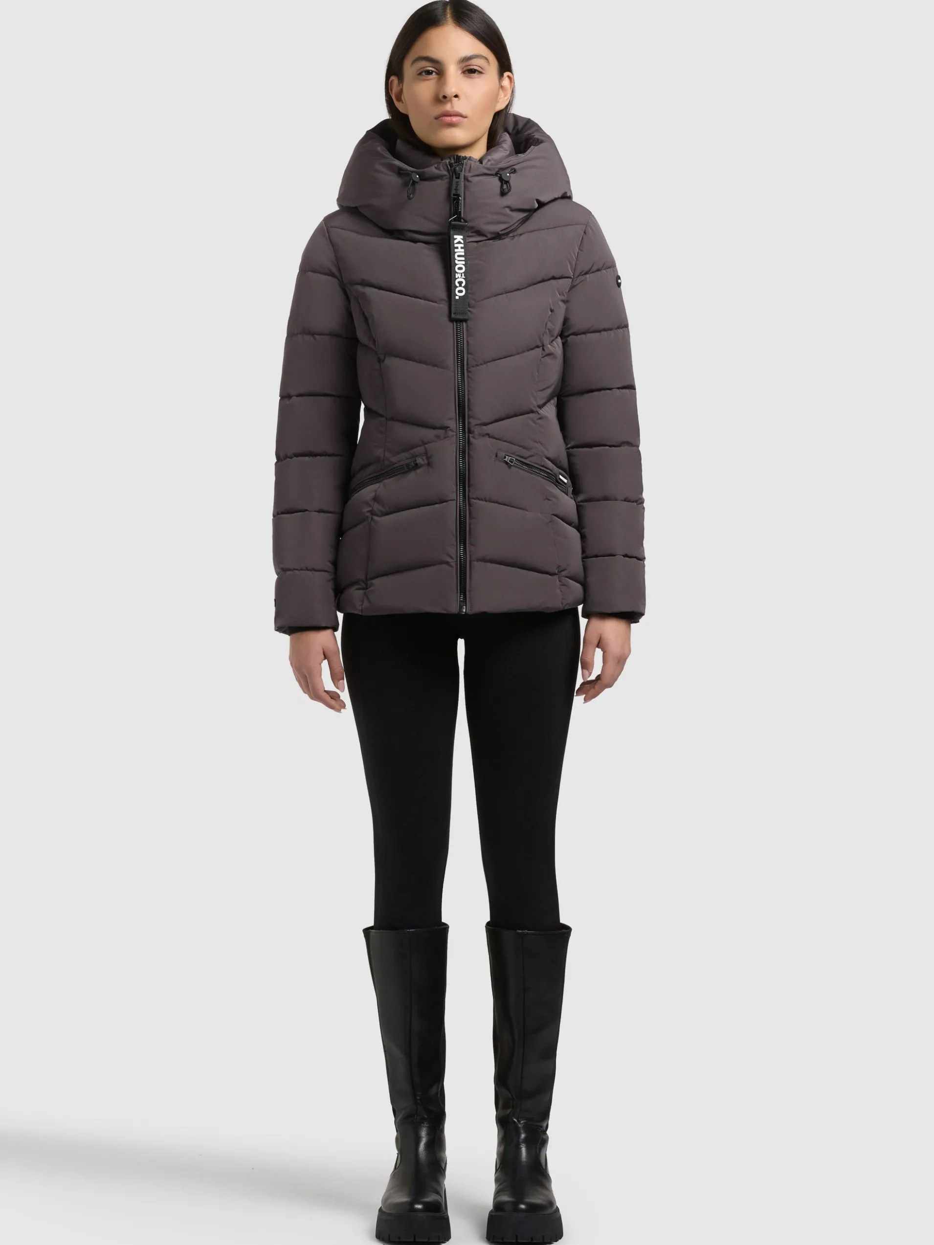 Jacke HERSCH2 - 2IN1 (Einsatz herausnehmbar) MOODY PLUM