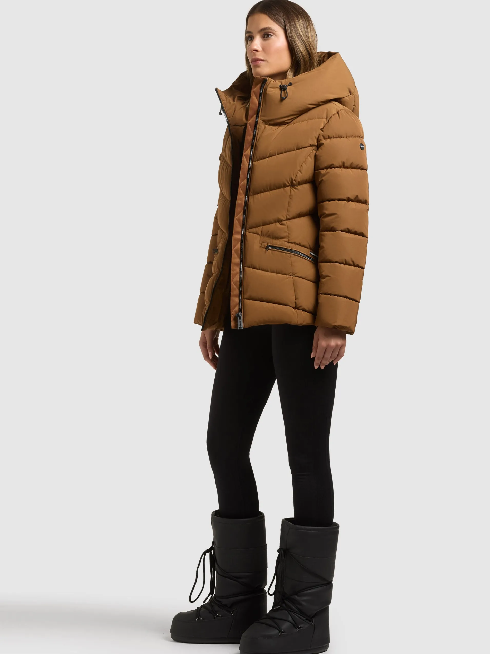 Jacke HERSCH2 - 2IN1 (Einsatz herausnehmbar) GINGERBREAD BROWN