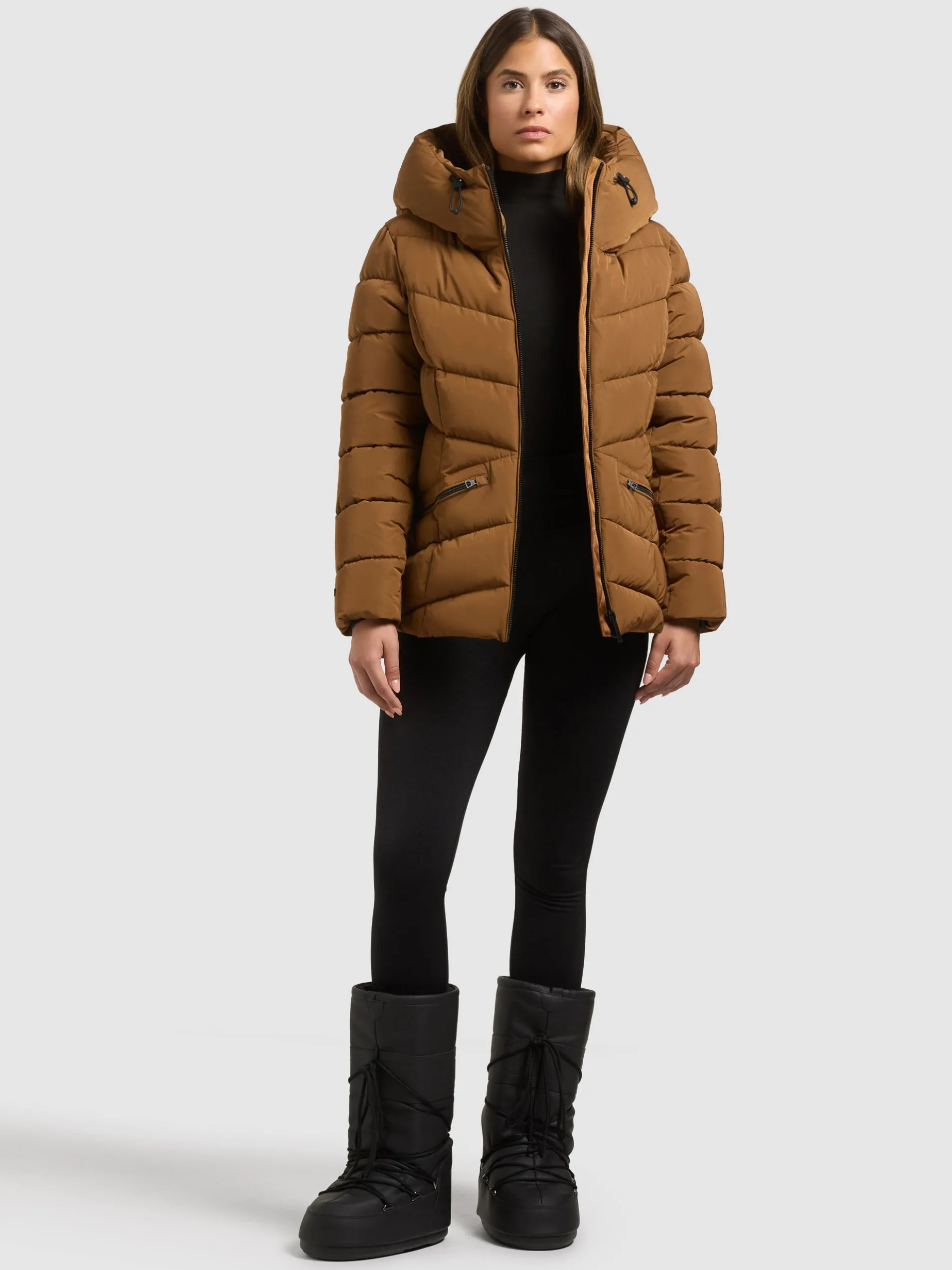 Jacke HERSCH2 - 2IN1 (Einsatz herausnehmbar) GINGERBREAD BROWN