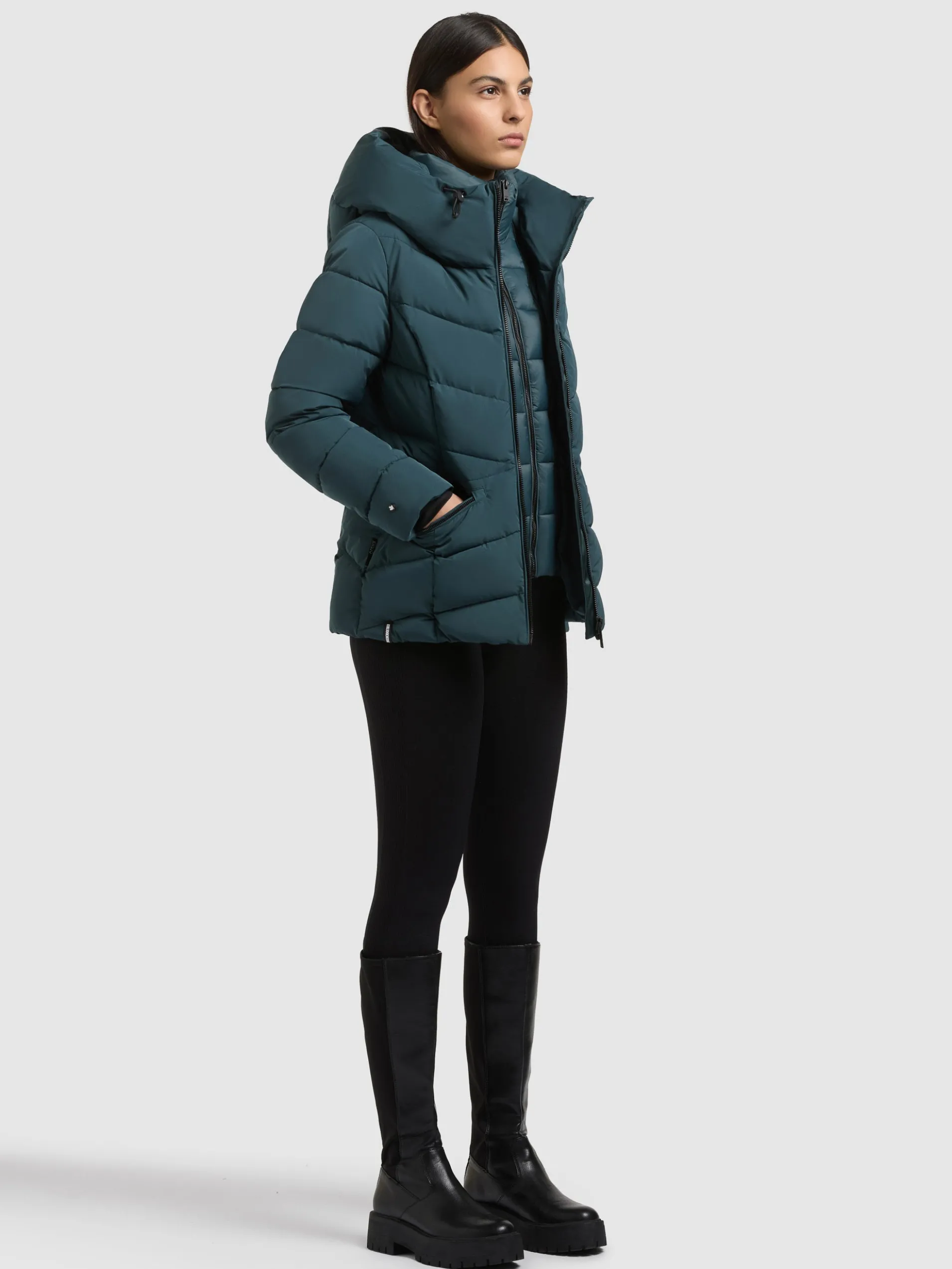 Jacke HERSCH2 - 2IN1 (Einsatz herausnehmbar) LEAFY GREEN