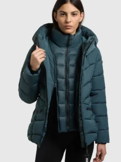 Jacke HERSCH2 - 2IN1 (Einsatz herausnehmbar) LEAFY GREEN