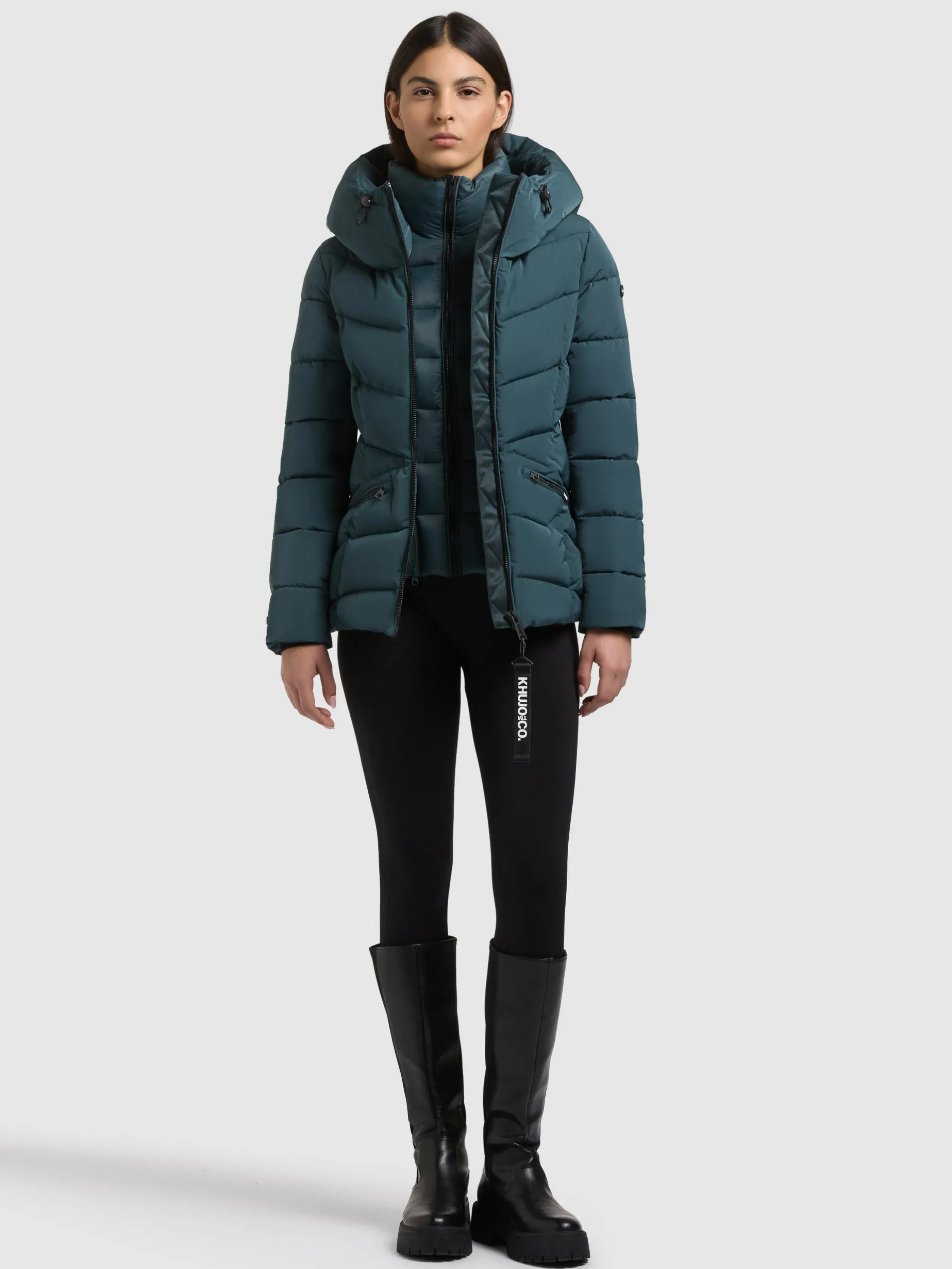 Jacke HERSCH2 - 2IN1 (Einsatz herausnehmbar) LEAFY GREEN