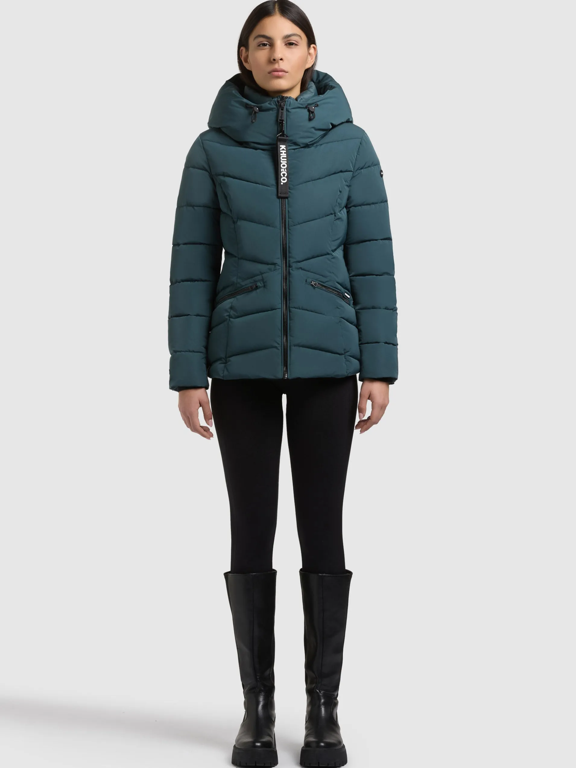 Jacke HERSCH2 - 2IN1 (Einsatz herausnehmbar) LEAFY GREEN