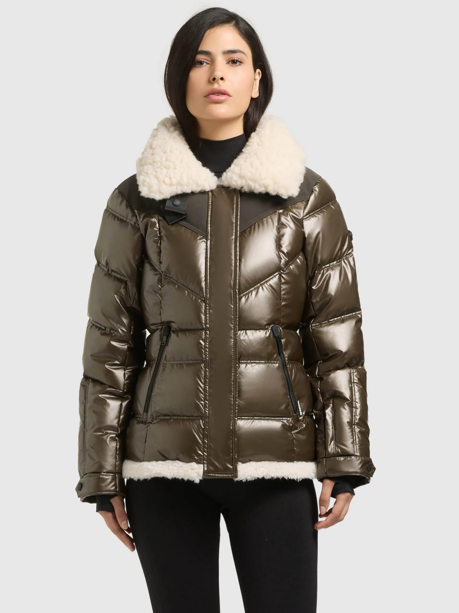Jacke INEZ CANE BROWN