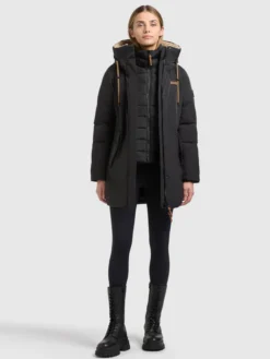 Jacke ISOLA - 2IN1 (Einsatz herausnehmbar) BLACK